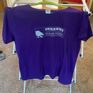Women s/s purple Juneau t shirt